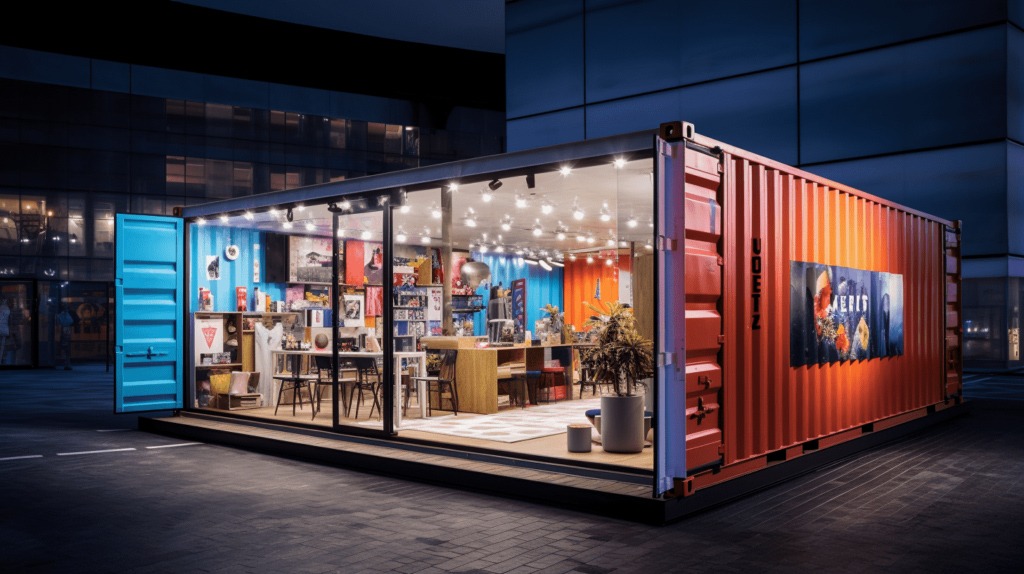 pop-up shops with Cubus Containers