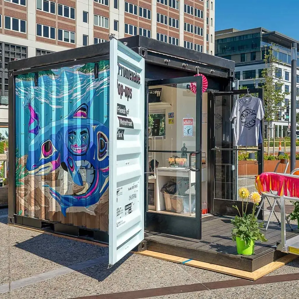 pop-up shops with Cubus Containers