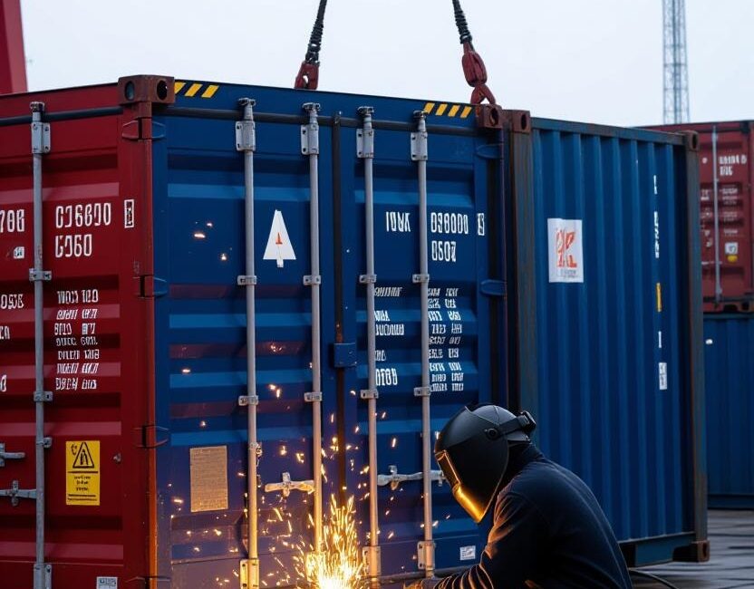 shipping container maintenance with Cubus Containers
