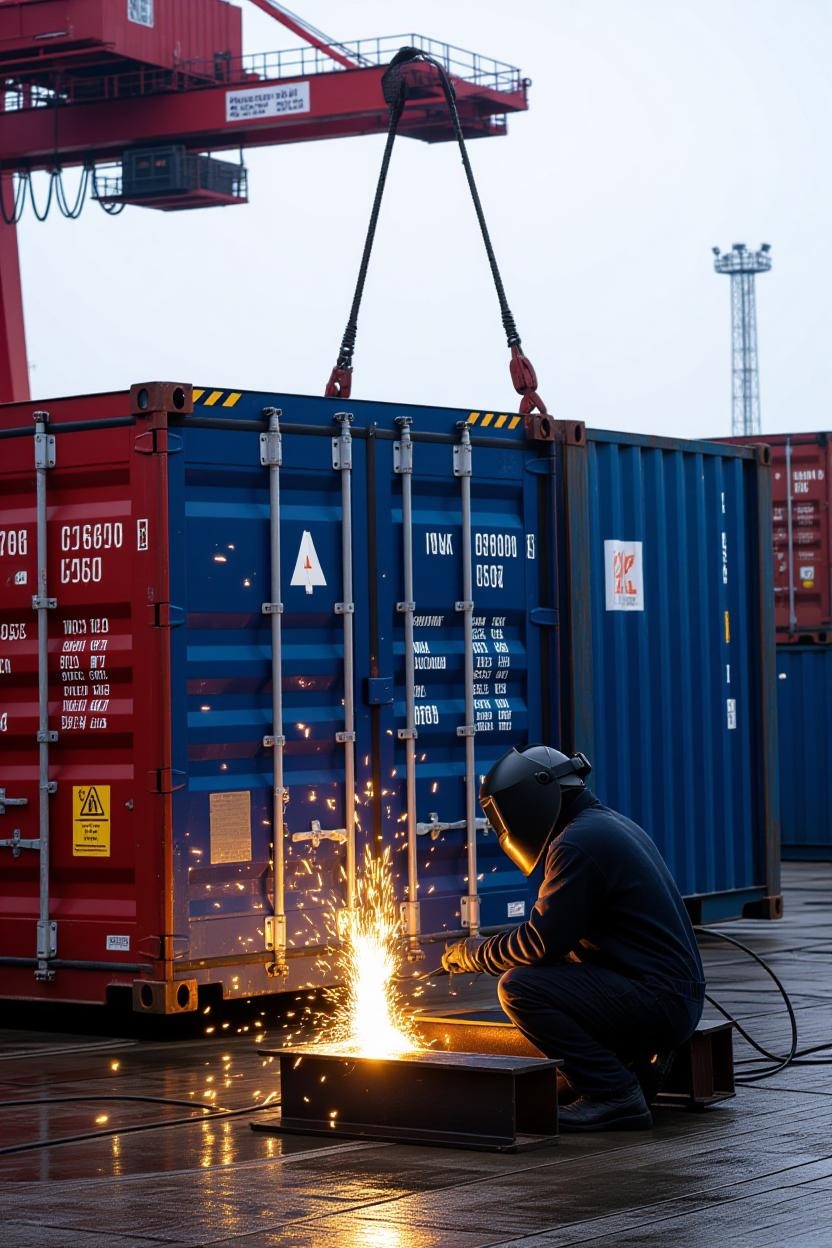 shipping container maintenance with Cubus Containers