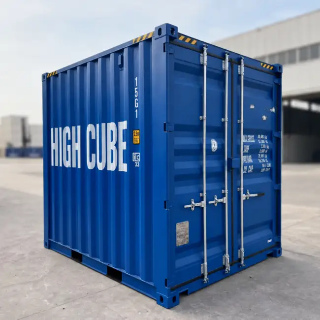 The Benefits of High-Cube Shipping Containers